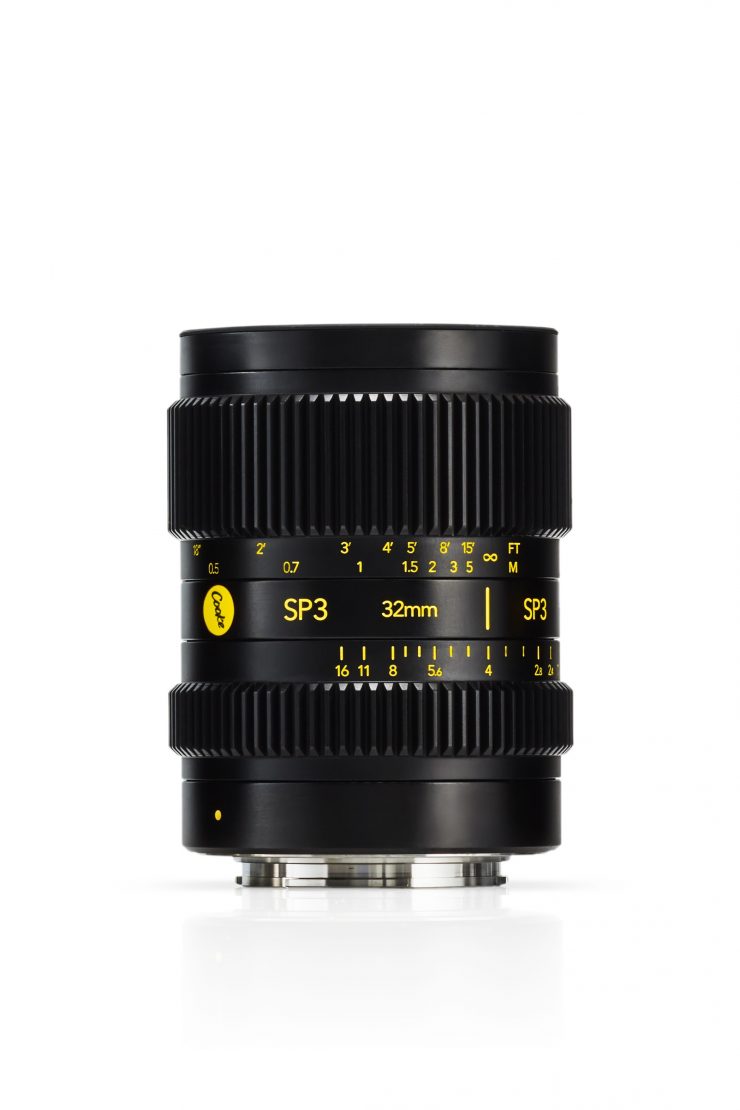 Cooke SP3 32mm Vertical on White