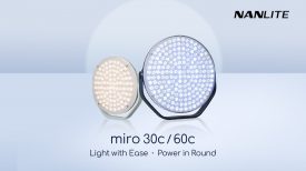 Light with Ease · Power in Round Nanlite miro 30c60c