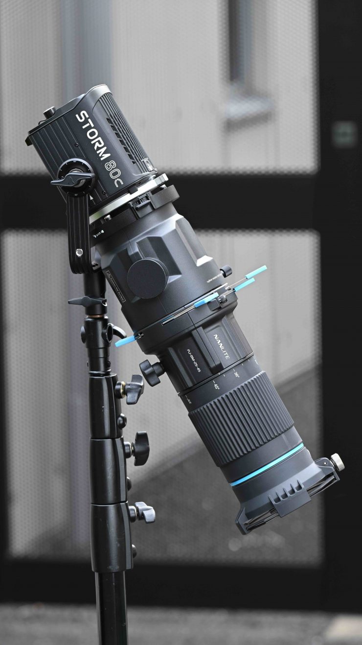 NANLITE Bowens Mount Projection Attachment 25°–45° 21009